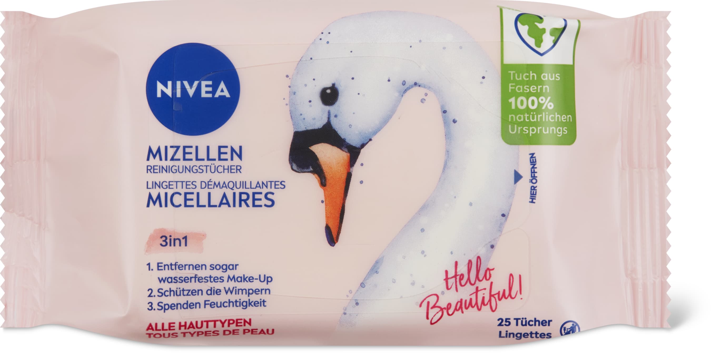 Nivea Salviette detergenti micellari 3in1 25pcs
